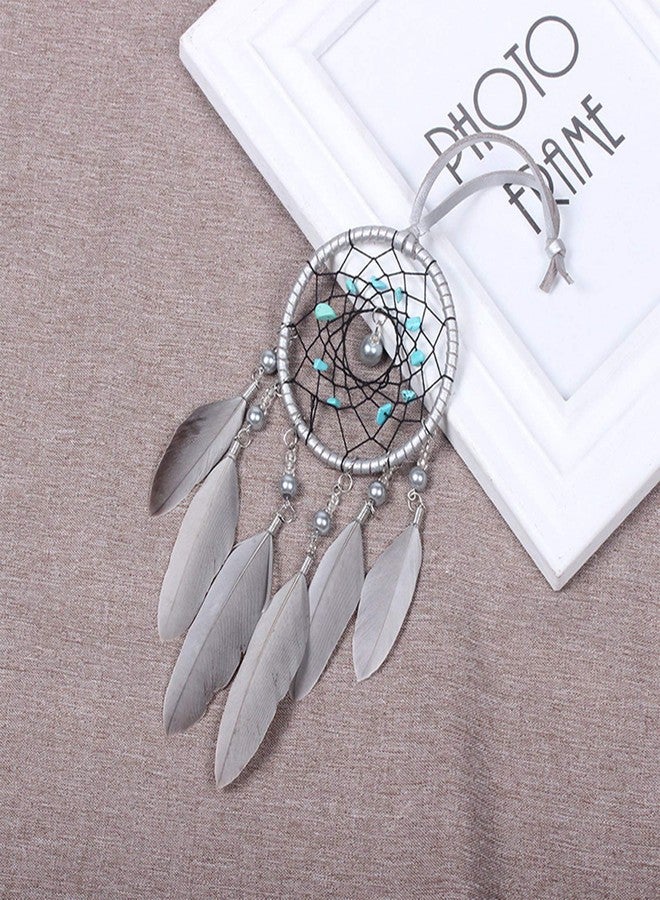 SPANICE Feather Dream Catcher Car Interior Rearview Pendant - Image 5